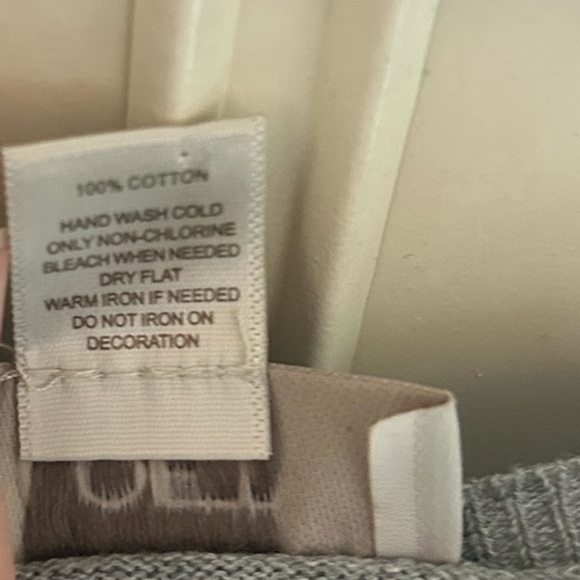 Loft Light Gray Cardigan with beaded neckline - Picture 4 of 4